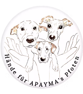 Hände für Apaymas Pfoten